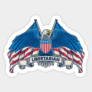 Bald Eagle Libertarian 2020 Sticker